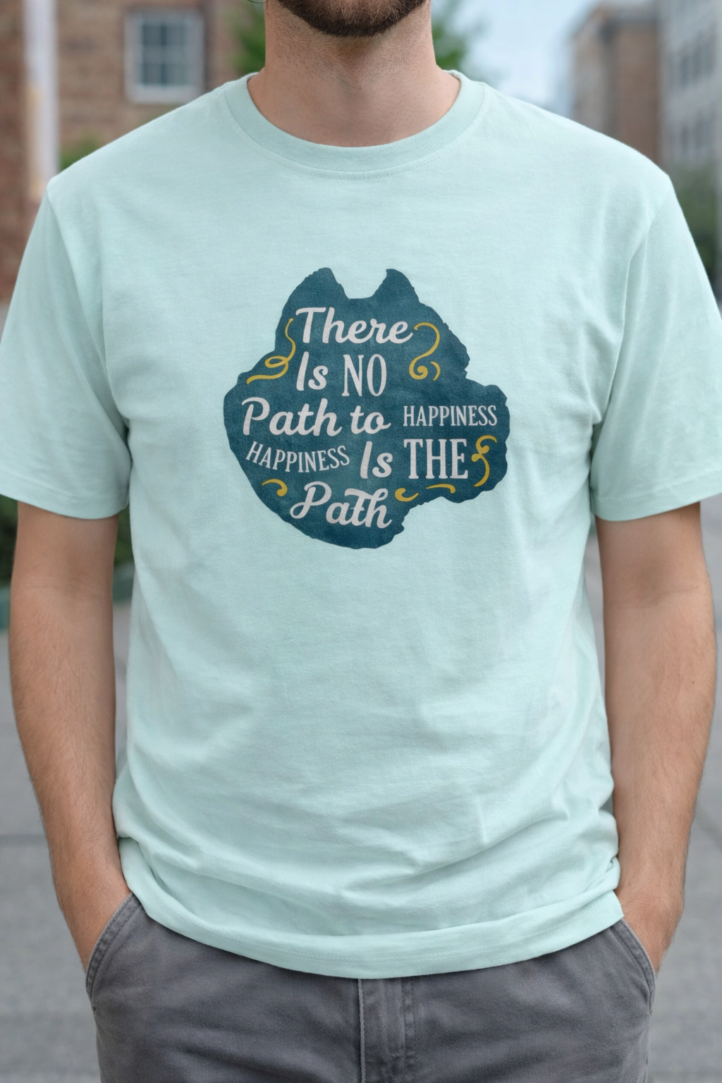 Happiness is the Path - Unisex T-Shirt
