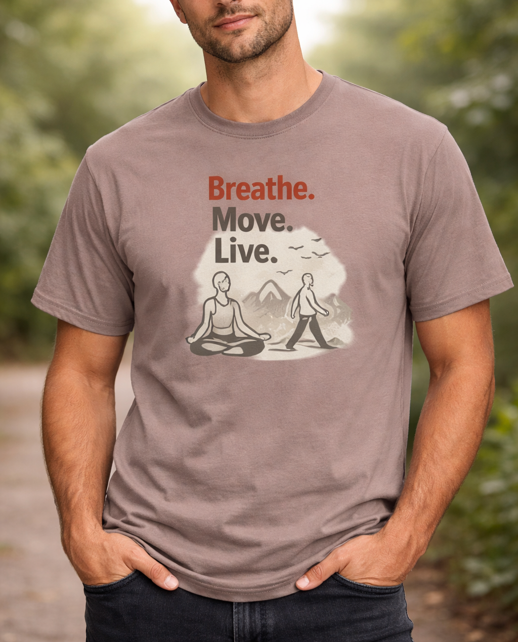Breathe Move Live - Unisex T-Shirt