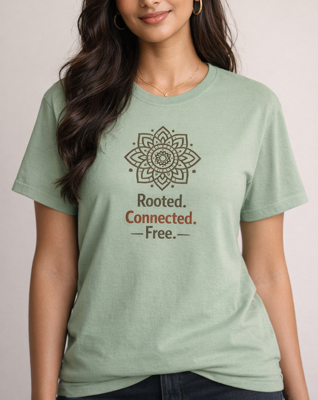 Rooted Connected Free - Unisex T-Shirt