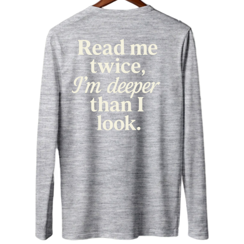 Double Take Deep -*- Men's Full Sleeves T-shirt