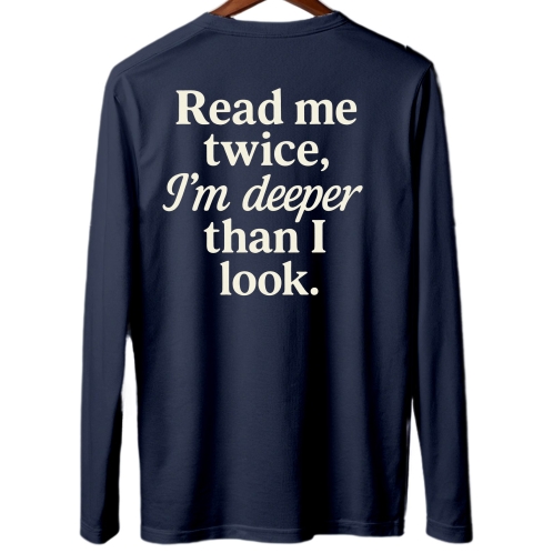 Double Take Deep -*- Men's Full Sleeves T-shirt