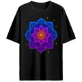 Eclipse Mandala - Unisex Hip Hop Oversized T-Shirt