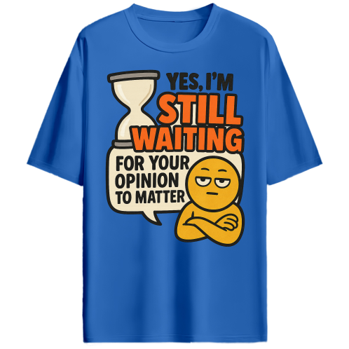 Zero Opinions Given - Unisex Hip Hop Oversized T-Shirt