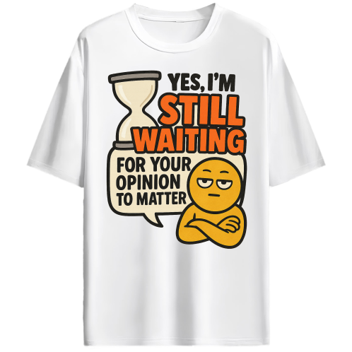 Zero Opinions Given - Unisex Hip Hop Oversized T-Shirt