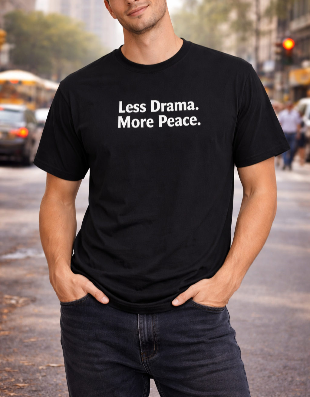 Less Drama More Peace - Unisex T-Shirt